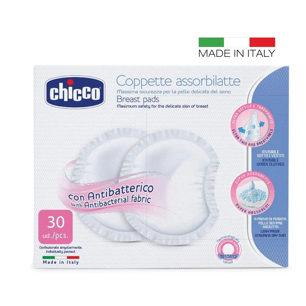 Chicco Acterielle Natural Feeling Wkładki laktacyjne, 30 sztuk Żywność i akcesoria do karmienia piersią Sklep Bebe Naty