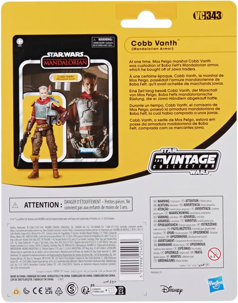 Star Wars Vintage Collection Cobb Vanth (Mandaloriańska zbroja), Deluxe Zu Mandalorian Figurka, skala 9,5 cm Figurki Naty Shop