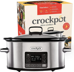 Wolnowar cyfrowy Crock-Pot Timeselect, 5,6 litra (7 osób) Wolnowar Naty Shop 5,6 litra Digital