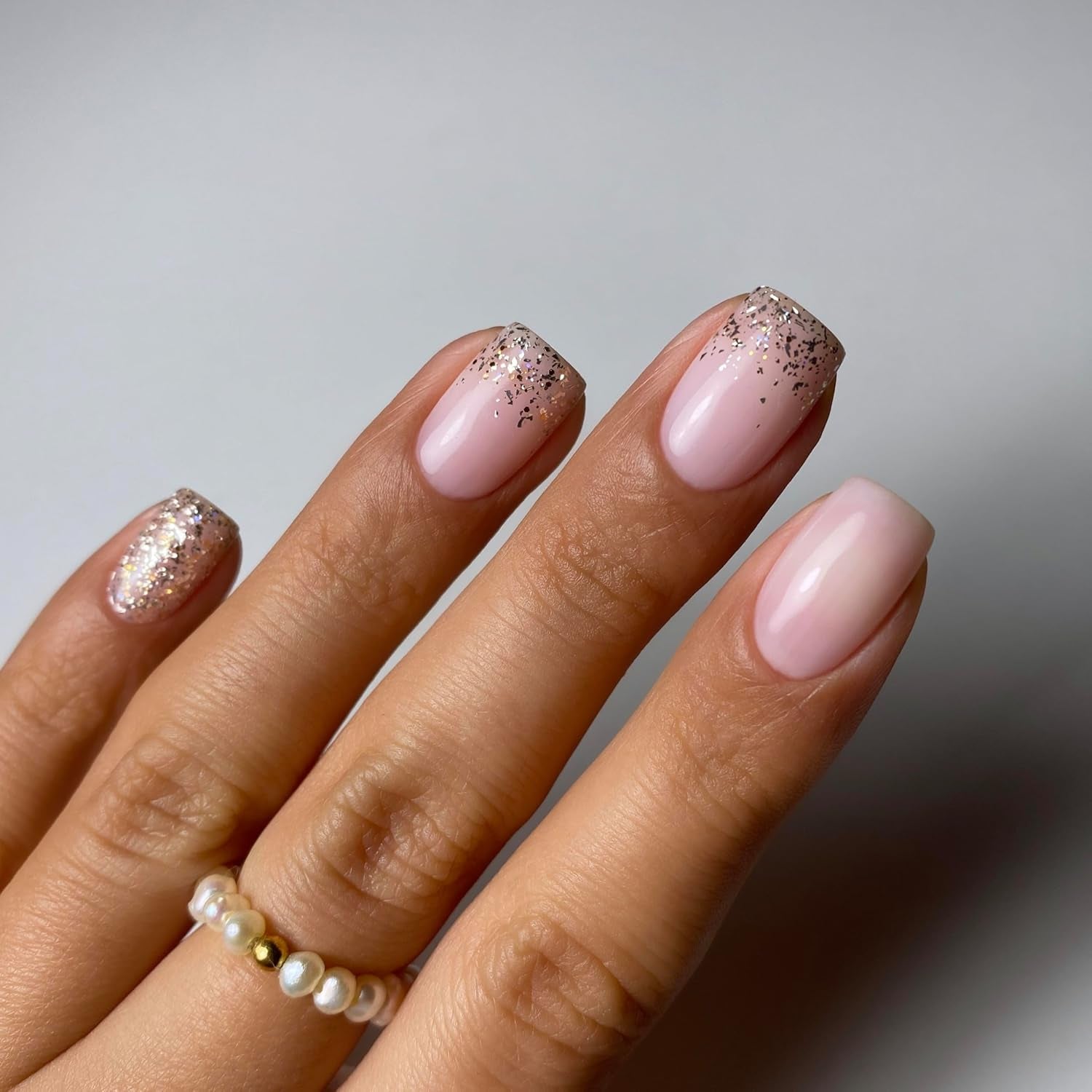 Lakier UV do paznokci Semilac 260 Light Gold 7ml Kolekcja Platinum