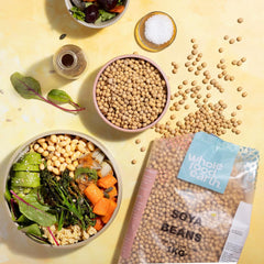 Wholefood Ziemia sojowa - bez GMO - naturalna - wegańska - bez nabiału - bez dodatku cukru 1 kg