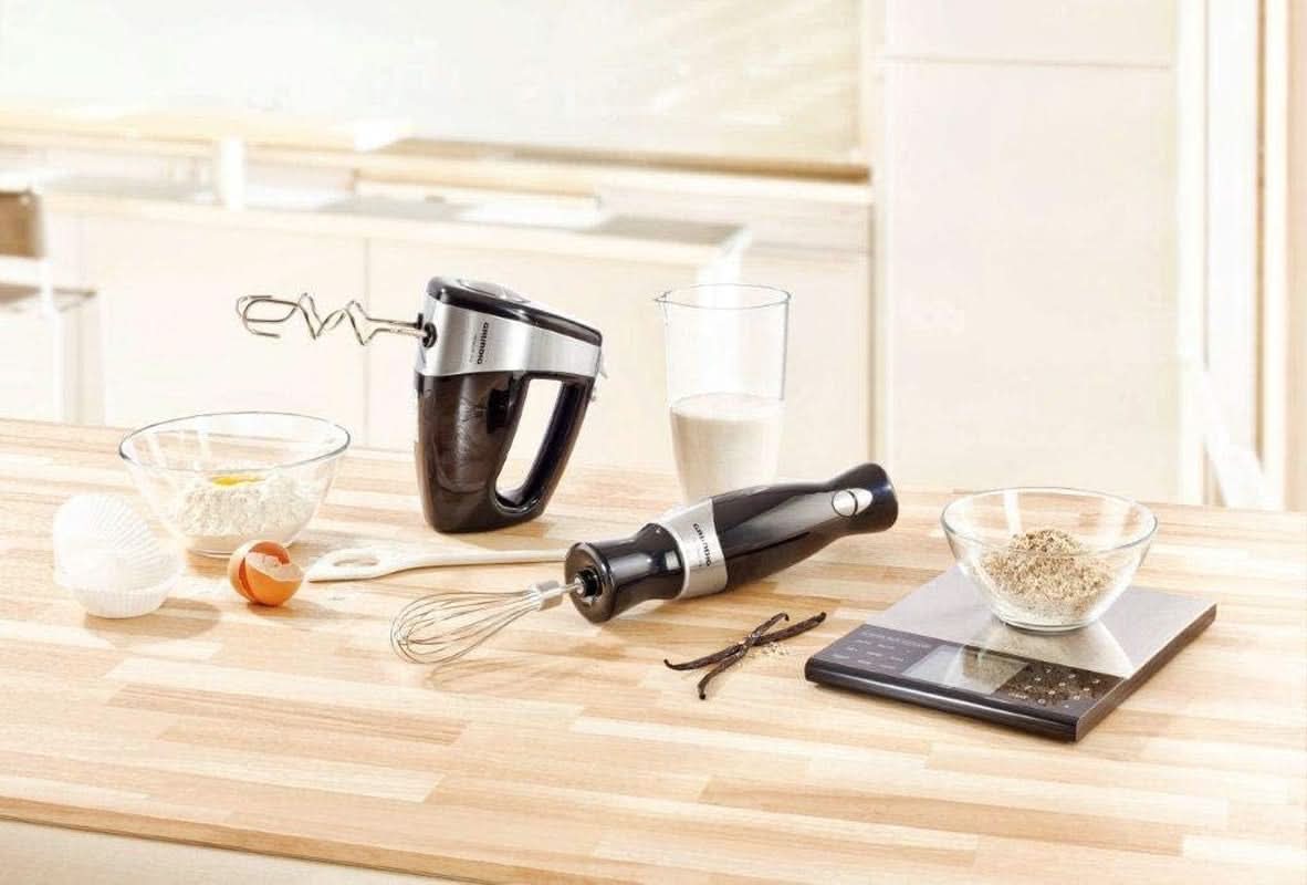 Mikser ręczny Grundig HM 5040 Premium (300 W), Schwarz-Silber Naty Shop