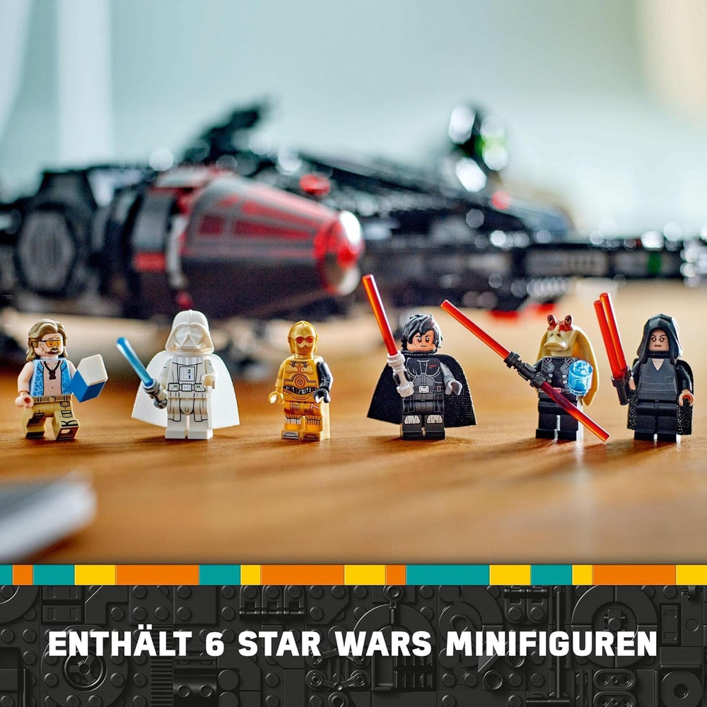 LEGO Star Wars Dark Millennium Falcon, zestaw statku kosmicznego, zabawka do budowania dla dzieci, prezent urodzinowy dla chłopców, dziewcząt i fanów, zabawka przygodowa 75389 Zestawy do budowania Besuche w sklepie LEGO