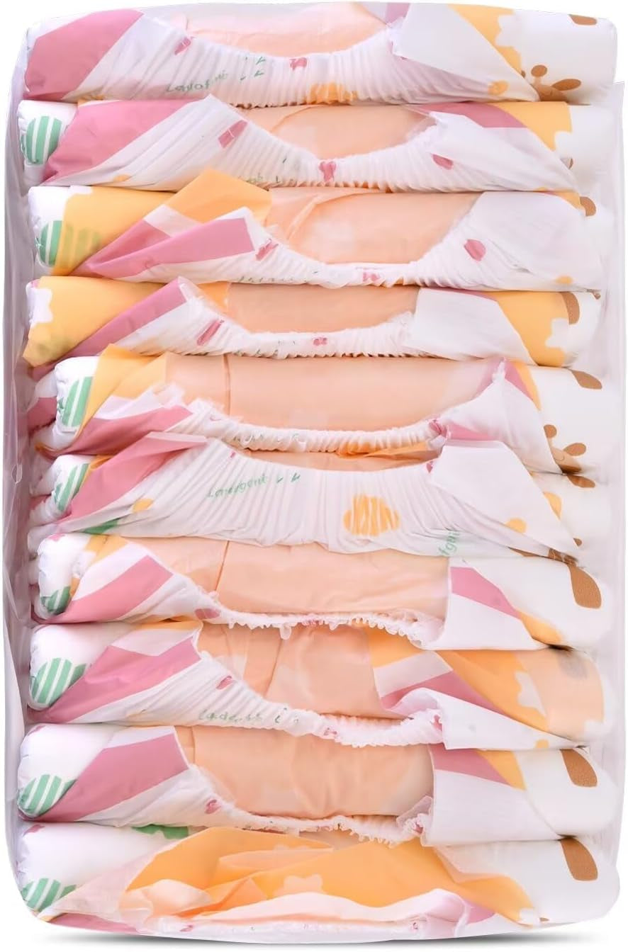 Landofgenie Wsuwane pieluchy dla dorosłych na noc, 10 sztuk