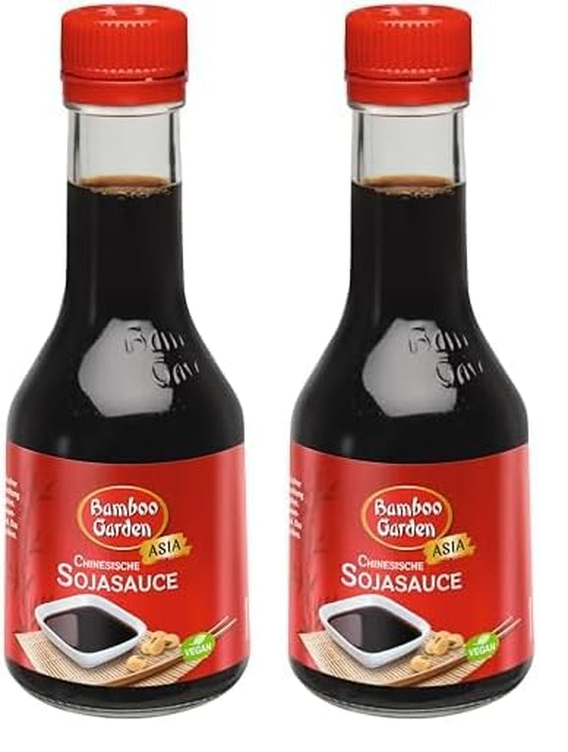 Bamboo Garden - Chinesische Sojasauce , Würzsauce für Fleisch, Geflügel, Gemüse und vieles więcej , 1 x 200 ml (Verpackungsdesign kann abweichen)