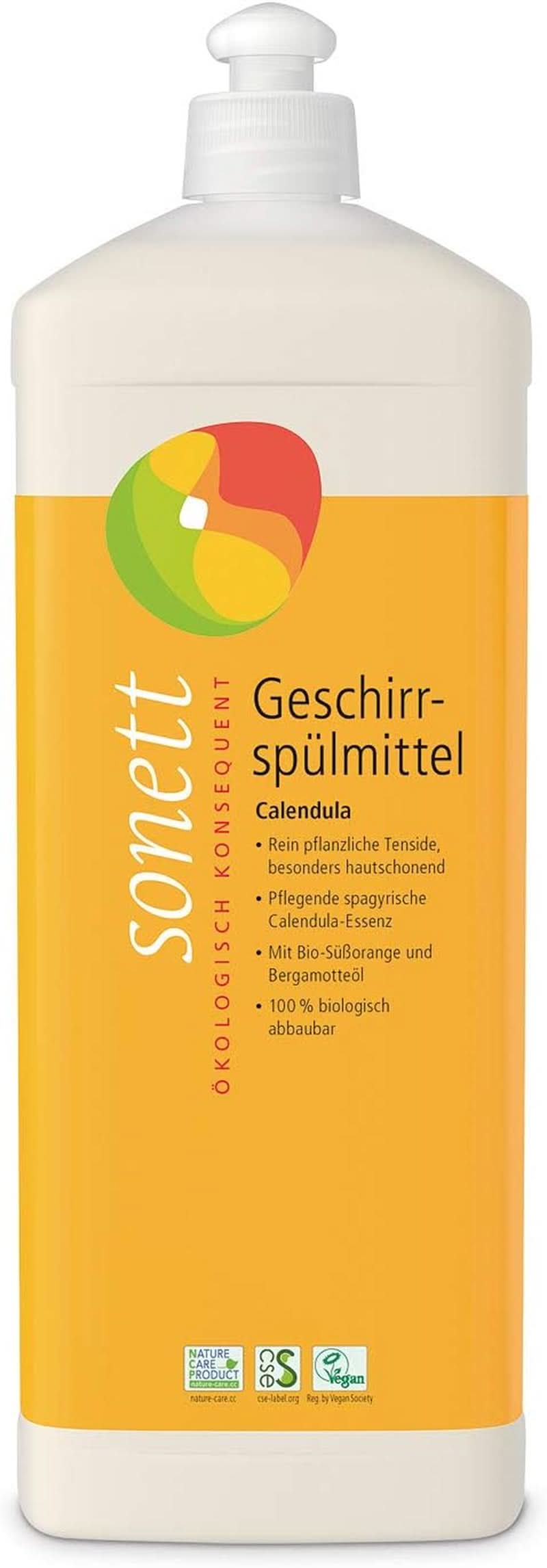 Płyn do mycia naczyń Sonett Calendula, 300 ml Naty Shop Detergenty kuchenne 1 litr