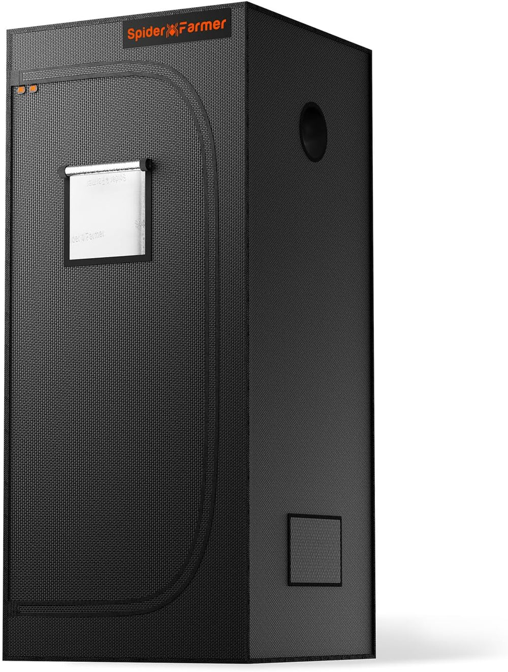 Namiot do uprawy Spider Farmer Pro 70x140x200 cm z drzwiami rolowanymi, oknem obserwacyjnym, zdejmowanym panelem podłogowym, tkaniną Mylar 2000D, do hydroponiki wewnętrznej z SF4000, G4500, SE4500