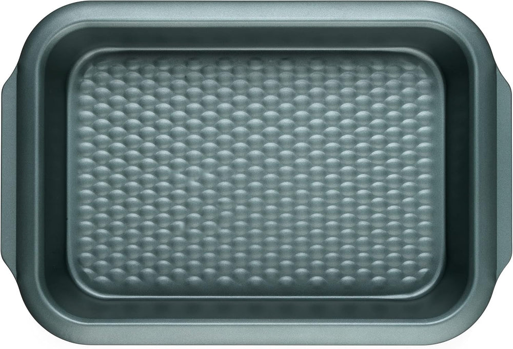 Progress BW09819G2EU7 Shimmer Kollektion, Runde Backform Aus Kohlenstoffstahl Mit Antihaftbeschichtung, Ideal Für Pies, Kuchen, Torten Und Quiches, 28 Cm, Grün Formy i blachy do pieczenia Naty Shop 39Cm Bräter