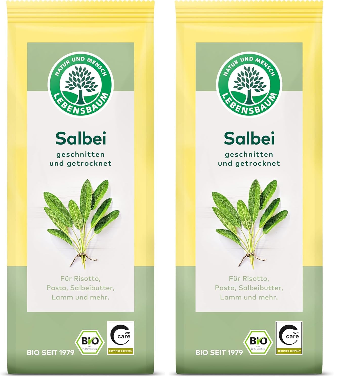 Lebensbaum Liebstöckel geschnitten, Bio-Gewürz mit würzigem Geschmack, Maggi-Kraut für Suppen, Marinaden, Fleisch- und Fisch-Gerichte, wegańskie, 15g