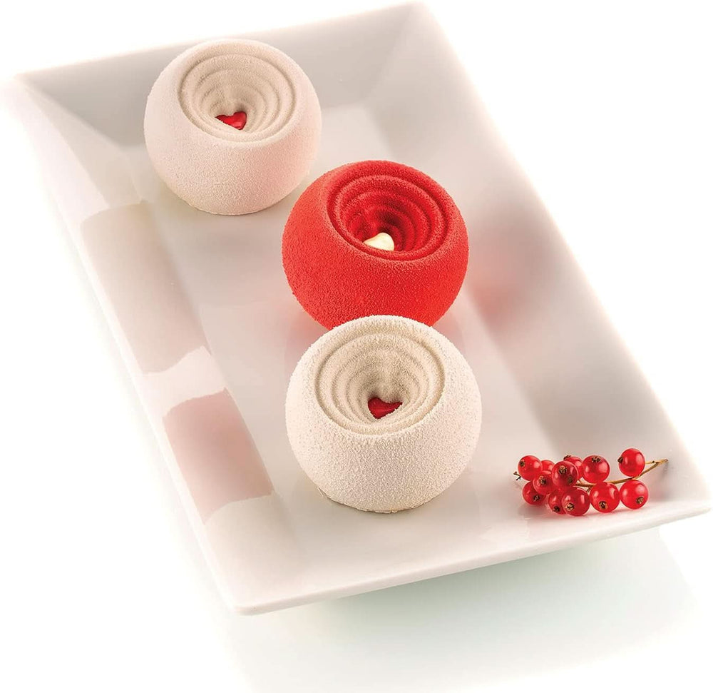 Silikomart, Forma do ciast silikonowych Tartufo, 8 pojedynczych otworów, Ø 62 H 52 mm Kuchnia Naty Shop Coccola