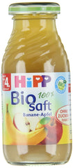 Hipp Banana-jabłko Organiczne, opakowanie 6 szt. (6 X 200 ml) Matka i Dziecko Naty Shop
