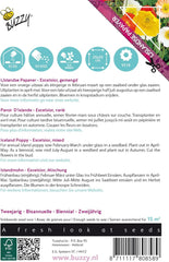 Kwiaty maku Buzzy Poppy Islandia