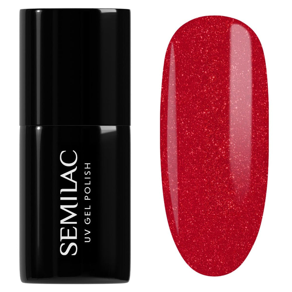 Semilac UV Nagellack Hybrid 404 Black Beans Muffin 7ml Kollektion Tastes of Fall