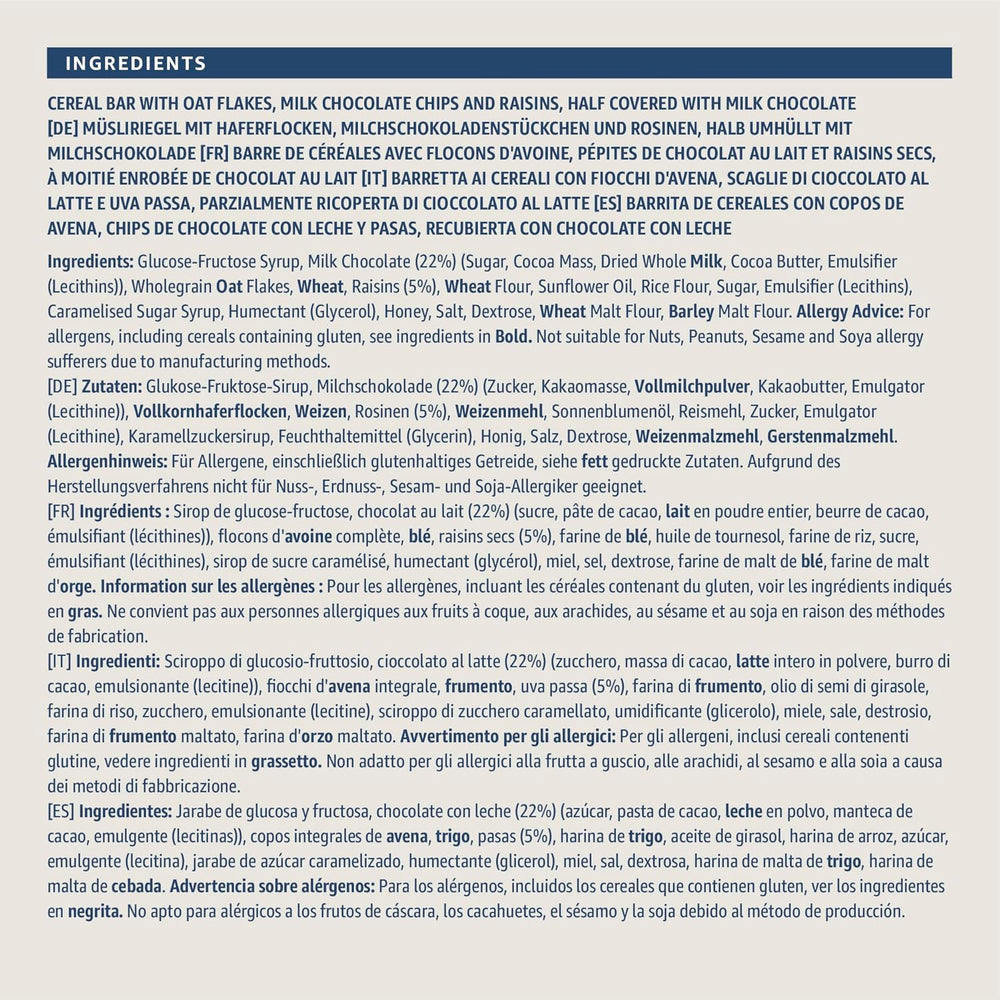 Batonik musli z czekoladą i rodzynkami z Amazonii, 192g