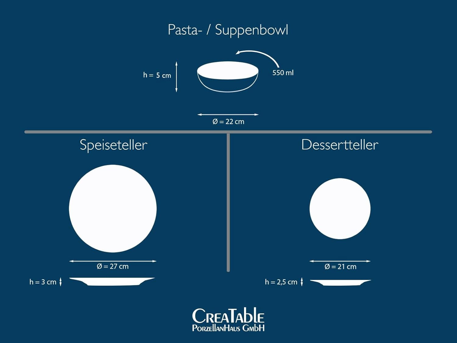 Creatable, 23718, Seria Catania Eucalyptus, fabricat în Portugalia Seturi vesela masa Naty Shop