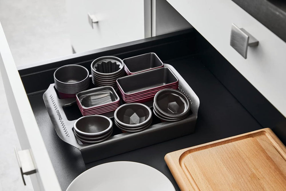 Tefal Creabake J3040104 Kuchenform, 9 Mulden, Antihaftbeschichtung, Austauschbar, Perfektes Backen, Kreative Und Leckere Rezepte, Nicht Compaible Mit Cake Factory, Creabake Formy i blachy do pieczenia Naty Shop