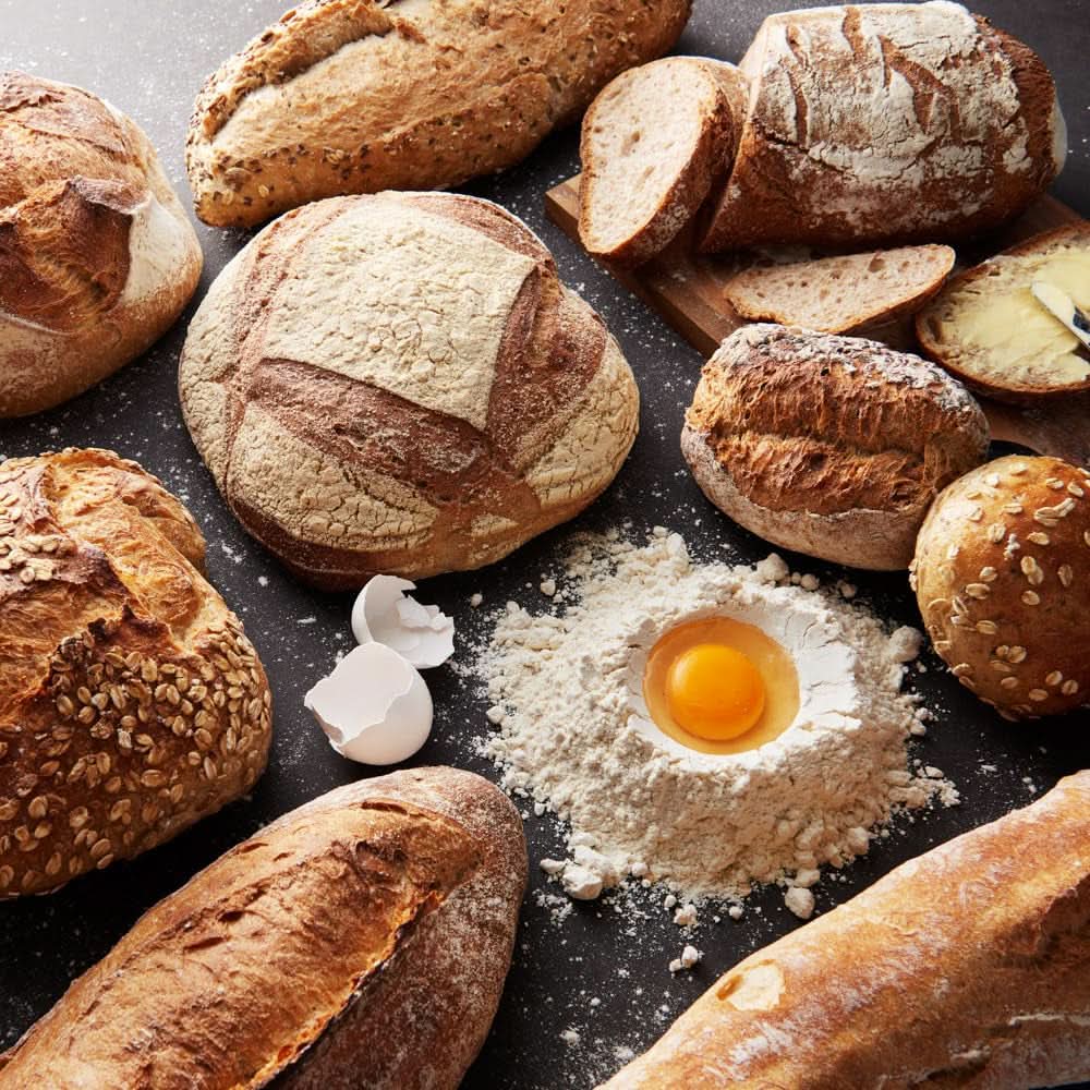 Philips Küchenmaschine serii 7000 — 5,5 litra, 1000 W, 8 prędkości, Proknead Technologie, Rezepte, LED Smart Timer, Knethaken, Schneebesen Und Rührbesen (HR7962/01) Sklep dla matek i dzieci Naty