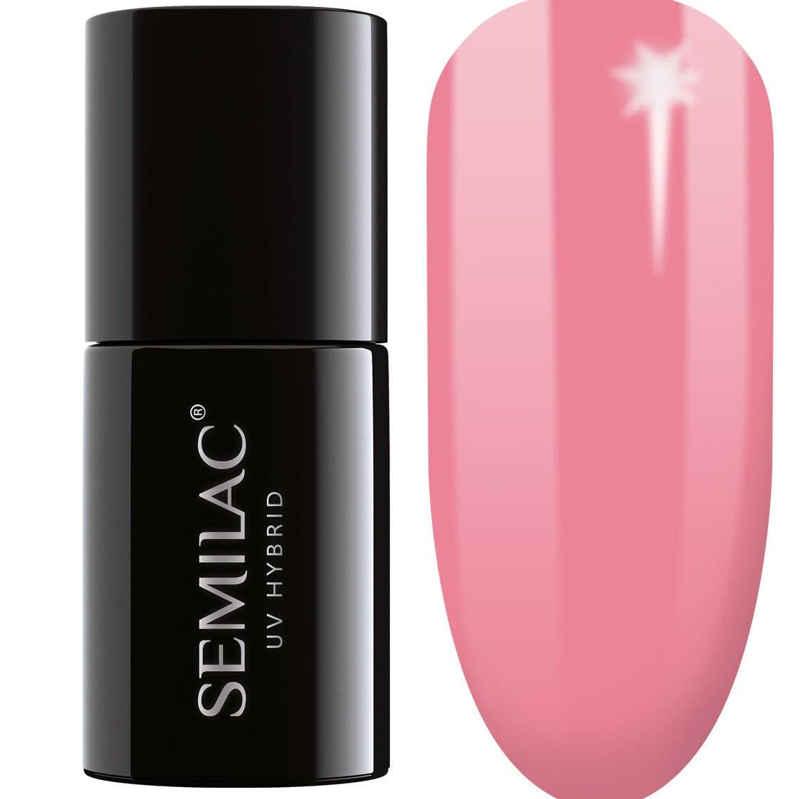 Semilac UV Nagellack Hybrid 404 Black Beans Muffin 7ml Kollektion Tastes of Fall