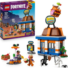 LEGO Fortnite Durrr Burger Restaurant - Gaming Spielzeug mit Strandbomber, Beefboss, Schmierfink und EIN Skelett Minifiguren - Sammelbares Gamer Geschenk für Jungen und Mädchen ab 10 Jahren - 77076