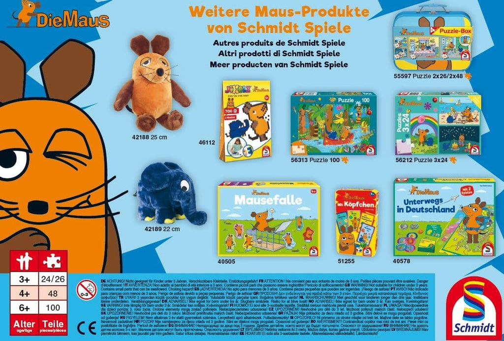 Șoarecele, în junglă (puzzle pentru copii) Puzzle Naty Shop