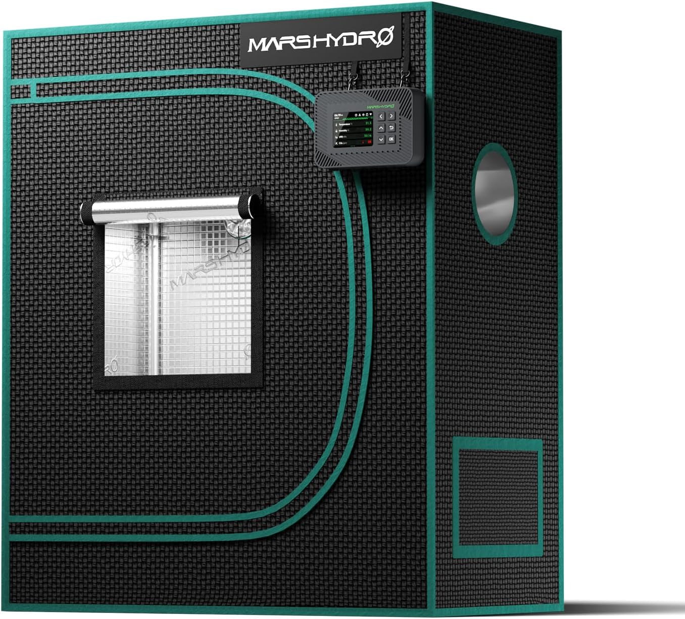 Namiot do uprawy MARS HYDRO 60x60x140cm, namiot do uprawy w pomieszczeniach, odblaskowe namioty do uprawy z mylaru do hydroponiki, zdejmowana taca dolna do przestrzeni do uprawy roślin