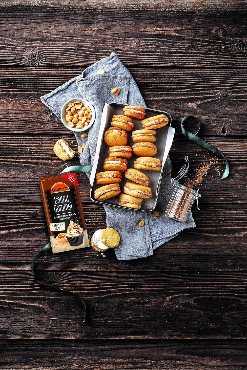 Ostmann Gewürze – Salted Caramel Zuckermischung, süß-salzige Mischung für Kekse, Gebäck und Desserts, 30 g w torebce