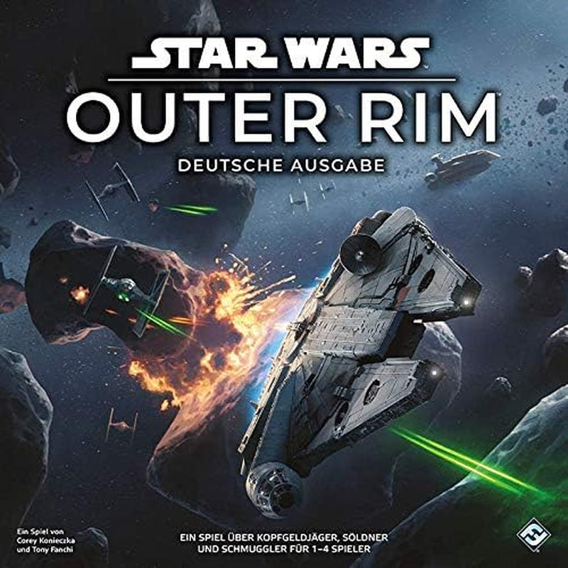 Gry o lotach fantasy, Star Wars: Zewnętrzne Rubieże, Expertenspiel, Brettspiel, 1-4 gry, Ab 14+ Jahren, 120+ Minuten, Deutsch