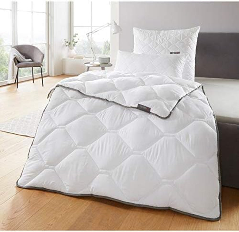 Badenia Trendline Mono plapumă pentru toate anotimpurile Micro, 135 X 200 cm, alb, certificat Öko- Tex, fabricat în Germania Plapumi si pilote Naty Shop