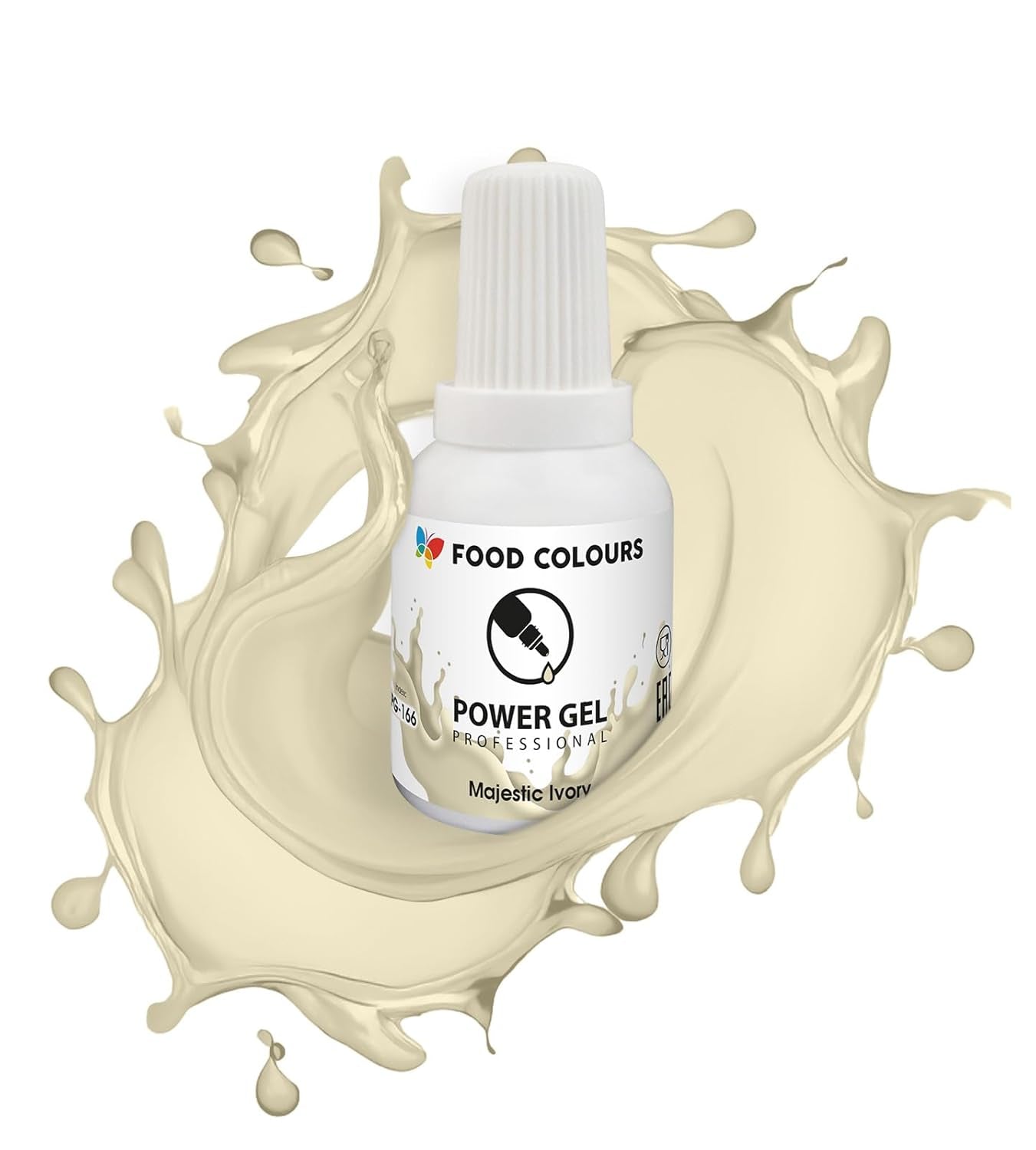 Coloranți alimentari în gel, culoare bej, culoarea șampaniei, 20 g. Colorant alimentar pentru o gamă largă de aplicații pentru decorarea torturilor, torturilor, cremei, pandișpanului, glazurii regale, macarons.