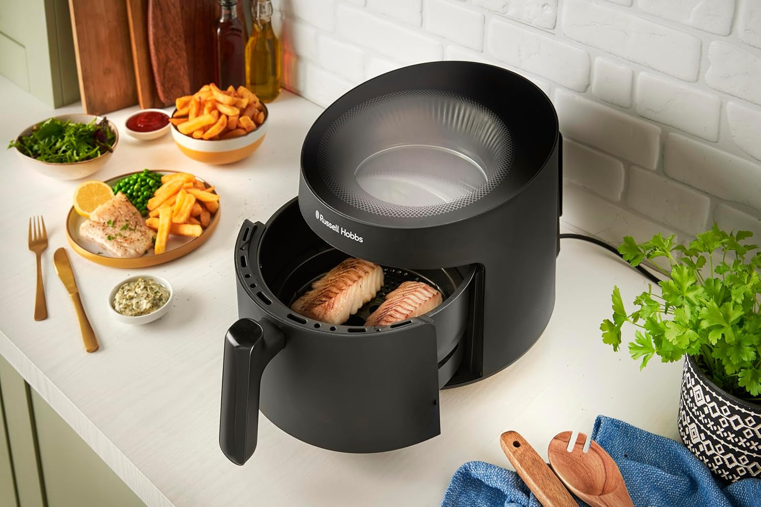 Russell Hobbs Airfryer, 5 litrów, 10 programów, okienko Naty Shop Appliances