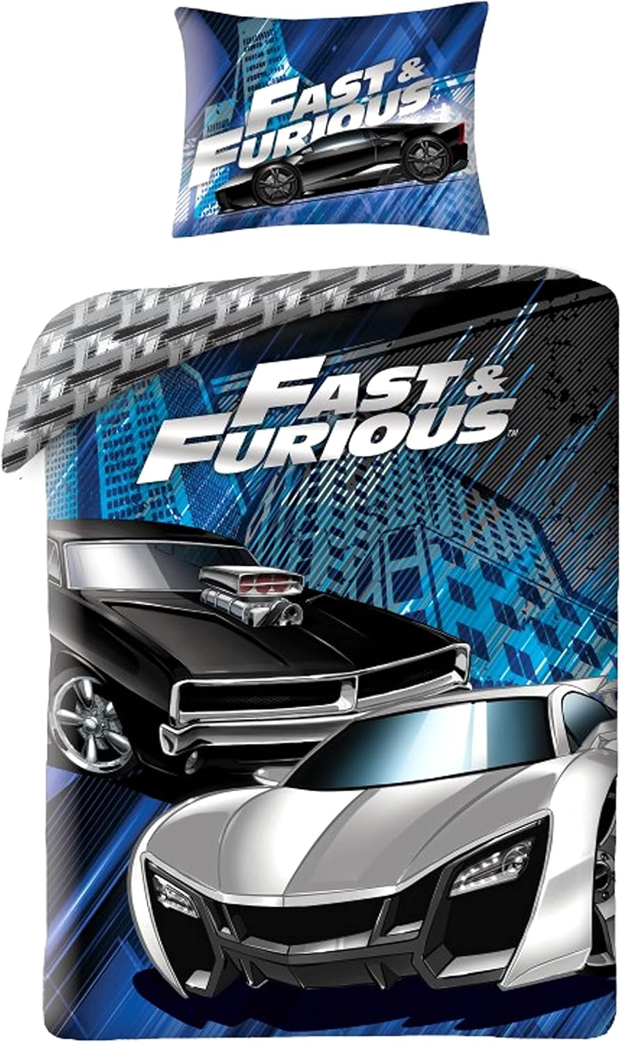 Pościel dziecięca, filmy i kreskówki, dwustronna, bawełniana Pościel - dziecięca Naty Sklep Szybcy I Wściekli