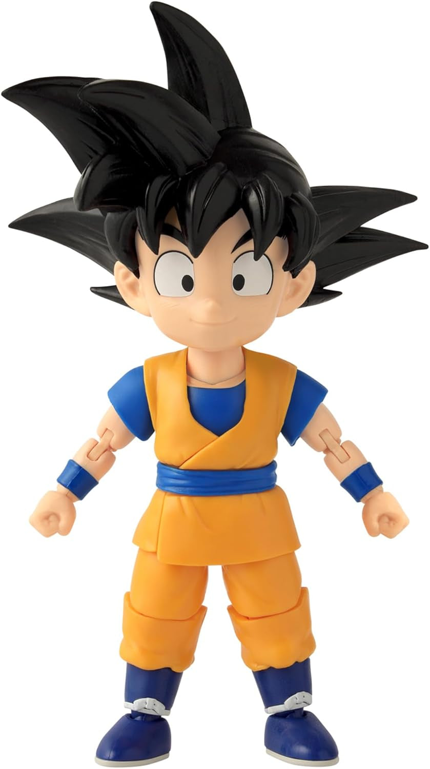 BANDAI - Dragon Ball Daima Kid Goku - Figurka Dragon Star 17 cm - Figurka Kid Goku z akcesoriami - Oficjalna licencja Dragon Ball - Ruchoma figurka Mini Goku - Zabawka od 4 lat - 40735 Figurki Naty Shop