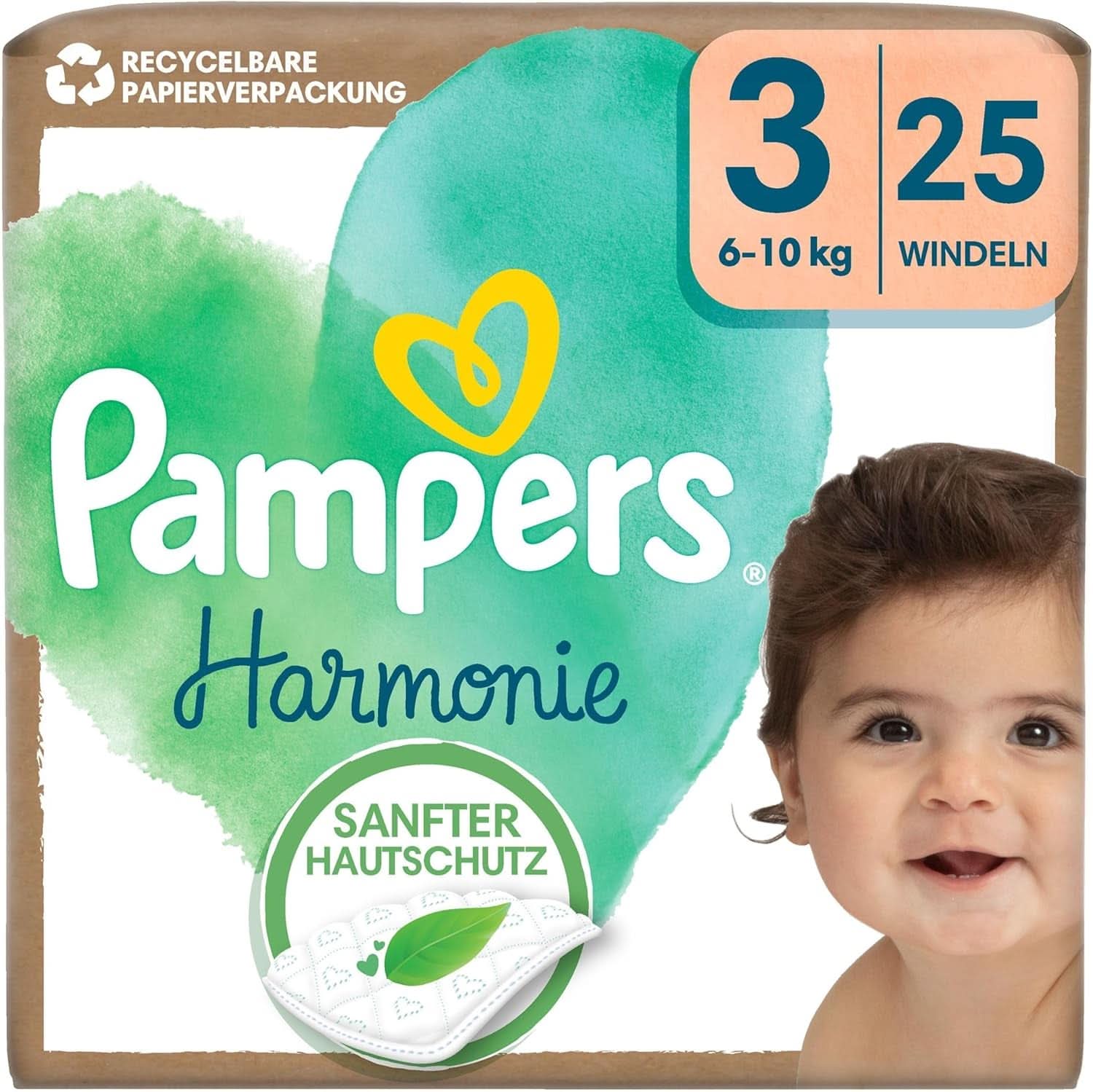 Pampers Harmonie Baby scutece mărimea 2, 29 scutece, 4Kg-8Kg Mama si Copilul Naty Shop 3 (25 buc) Nou