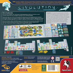 Pegasus Games 57822G Civolution (gry z głębokim nadrukiem), wielokolorowe
