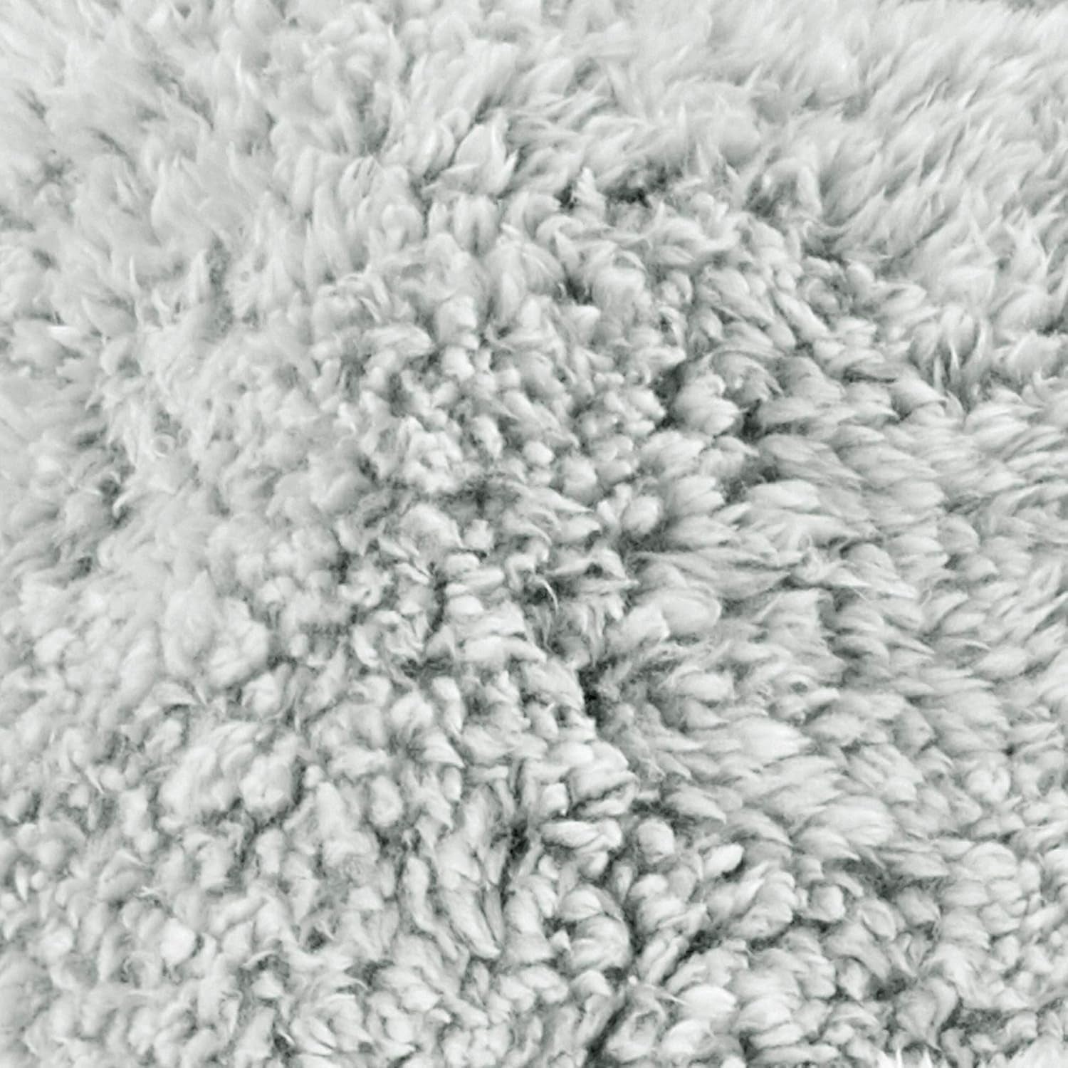 Aqua-Textil Puszysty koc-przytulanka 150 X 200 cm Szary Biały Melange Pluszowy koc TV Narzuta na łóżko Polar Sherpa Oeko-Tex Ottawa Łóżka i koce Besuche den aqua-textil-Store