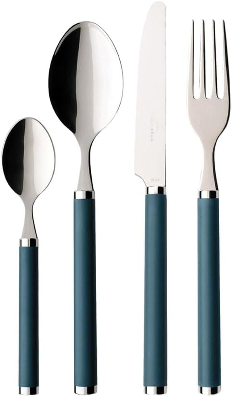 Zestaw sztućców Villeroy & Boch Play Green Garden, 24 sztuki, 6 osób Kitchen Naty Shop Green 24 sztuki