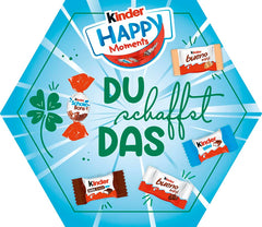 kinder Happy Moments Mini Mix - Prezent na Walentynki dla niego i dla niej - Do spotkań towarzyskich i dzielenia się z przyjaciółmi i rodziną - 161g