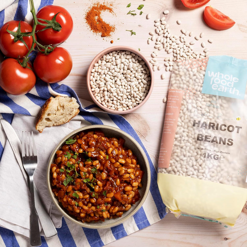 Fasola szparagowa Pełnoziarnista Ziemia 1kg | Bez GMO | Naturalne | Bogaty w błonnik | Bogaty w białko