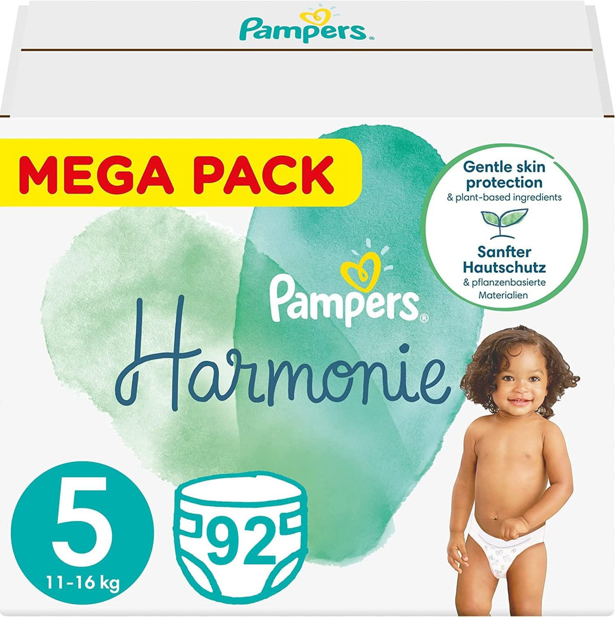 Pieluszki PAMPERS HARMONIE Rozmiar 5 92 (11-16 kg)