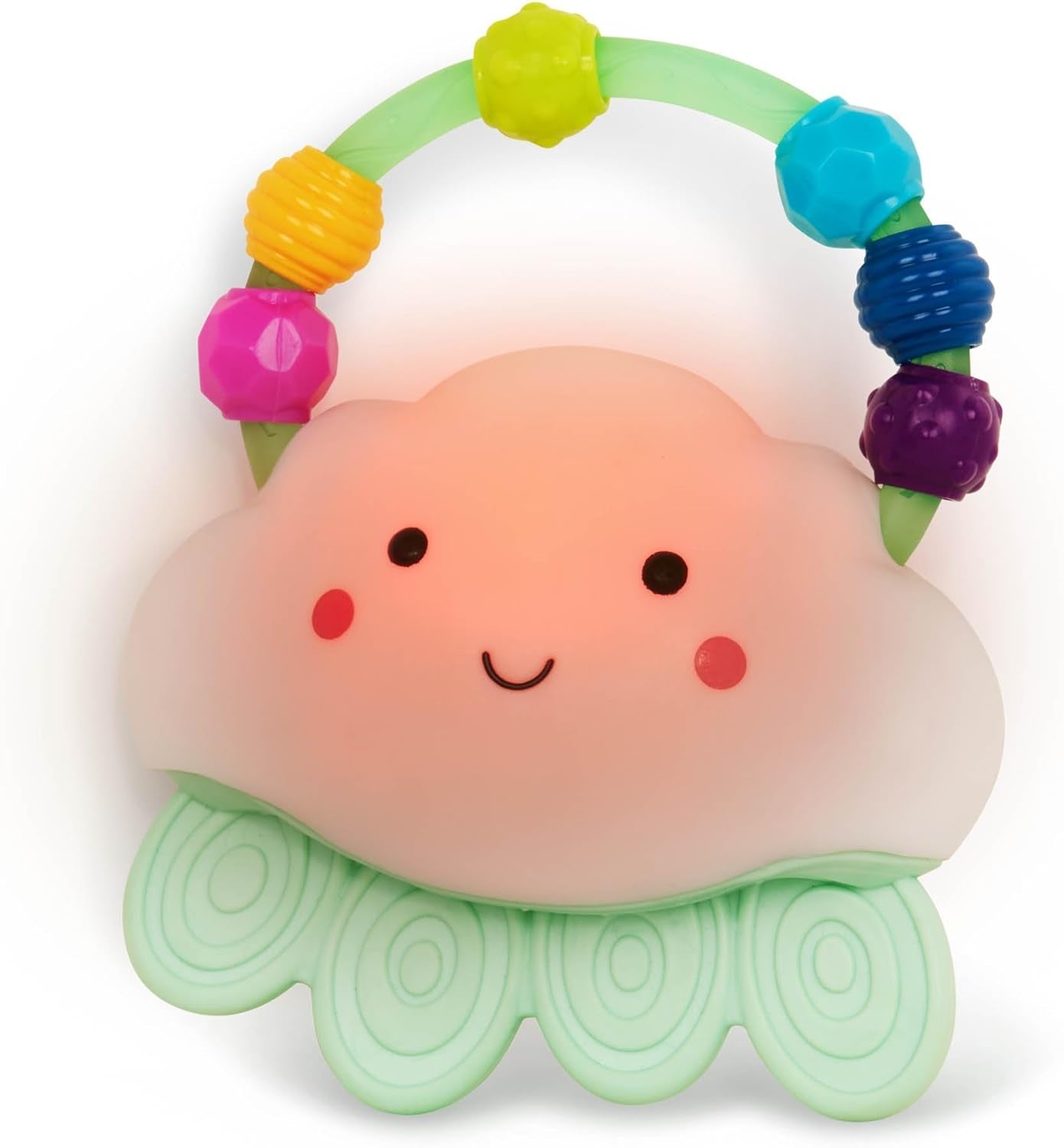 B. toys Jucărie pentru copii cu lumină colorată schimbătoare și mărgele curcubeu - Jucărie pentru copii Cloud de la 3 luni Jucarii Bebe Naty Shop Nor