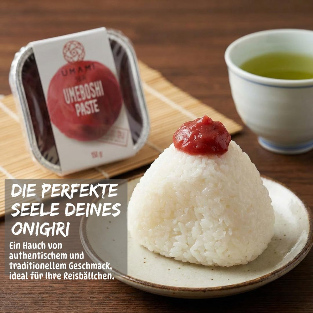 Japanische Umeboshi-Pasta, Fermentierte Pflaumen mit Shiso, 150 g
