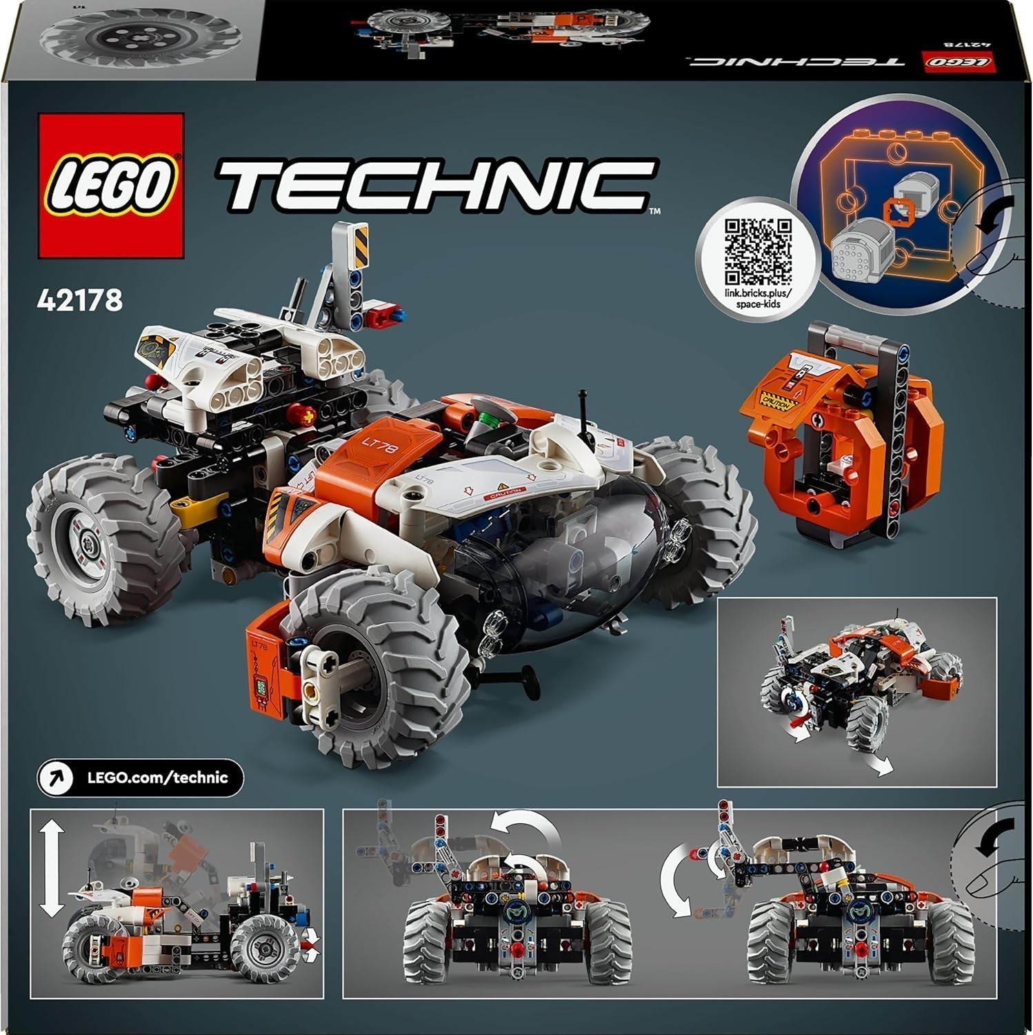 LEGO Technic LT78 kosmiczny pojazd transportowy, kosmiczny zestaw do budowania do wypraw badawczych i kosmicznych przygód, pomysłowa zabawa dla chłopców i dziewcząt, prezent dla dzieci powyżej 8 lat 42178 Zestawy do budowania Besuche den LEGO-Store