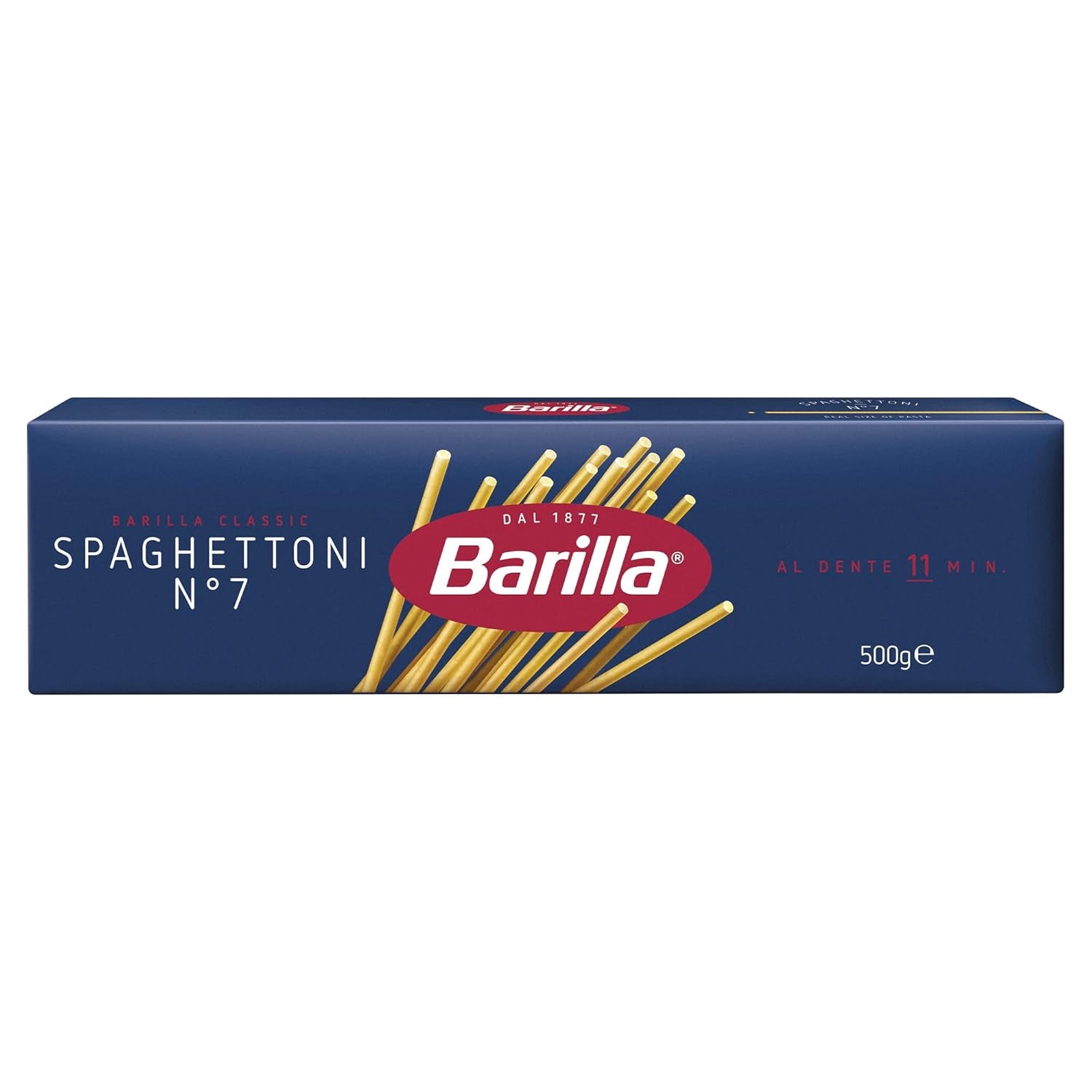 Barilla Classic Spaghetti nr 7 makaron z pszenicy durum, zawsze al dente (1 x 500 g)