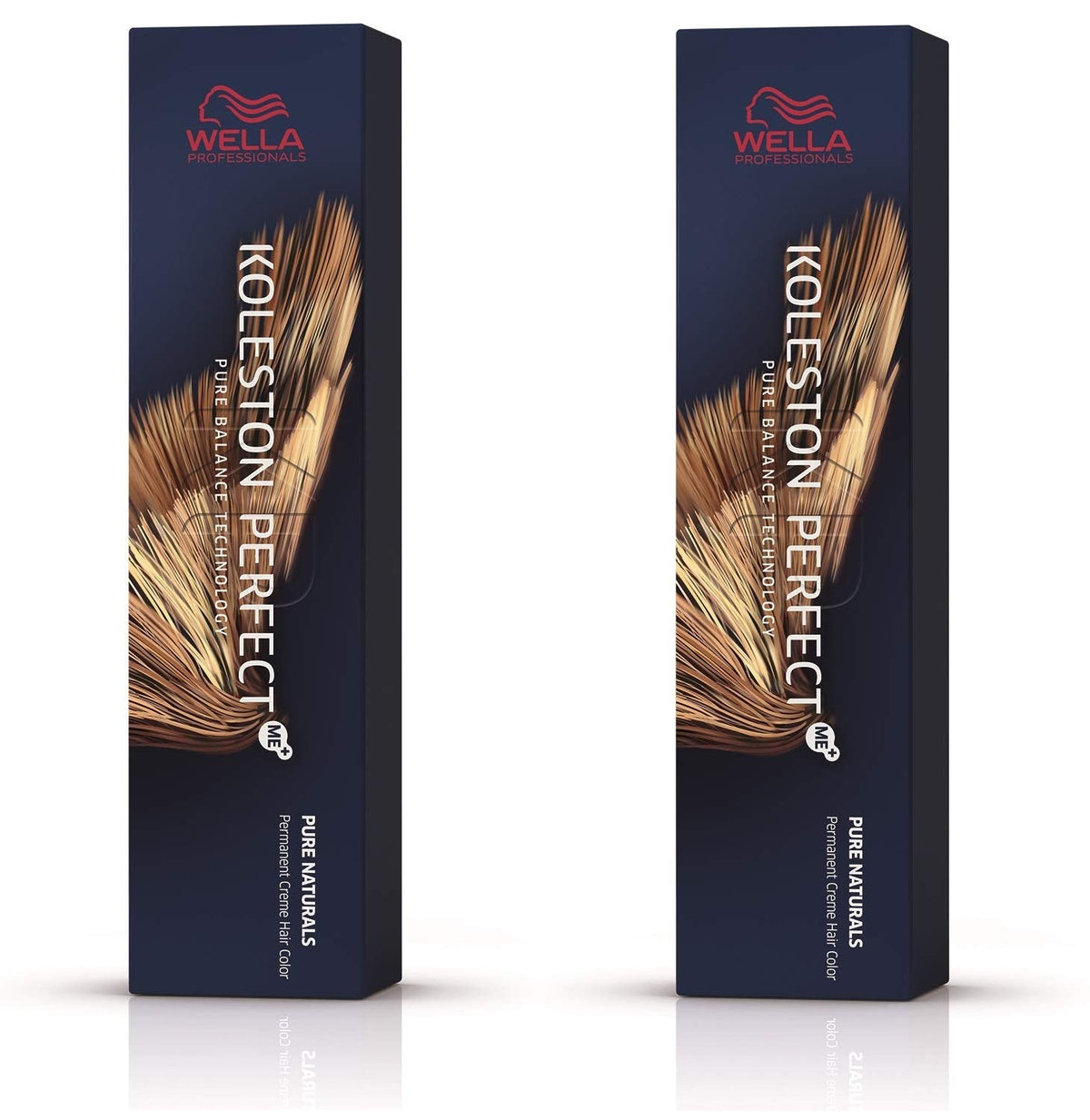 Wella Professionals Wella Koleston Perfect ME KP Pure Naturals 5/00 Light Brown Natural Intense, pachet de 2 Vopsea pentru par Naty Shop Maro, alb 60 ml (pachet de 2)