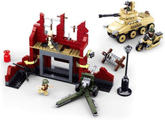 II wojna światowa - Kampf um Stalingrad (479 Teile), Spielset, Steckbausteine, mit Spielfigur, für Kinder ab 4 Jahren