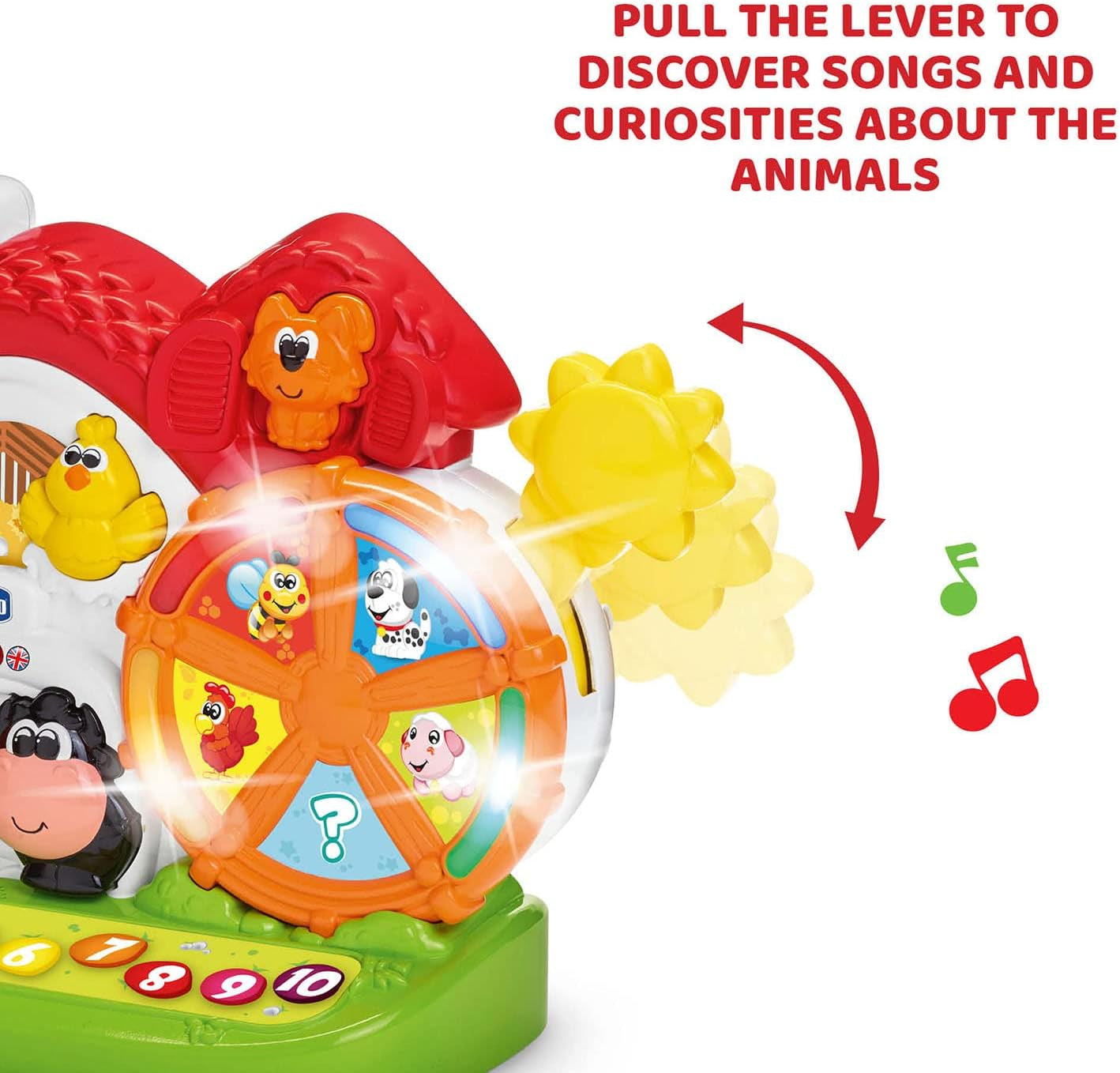 Chicco Ma New Farm, bilingv, stivuibil Jucarii Bebe Naty Shop