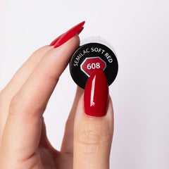 Lakier UV do paznokci Semilac 608 Soft Red 7 ml