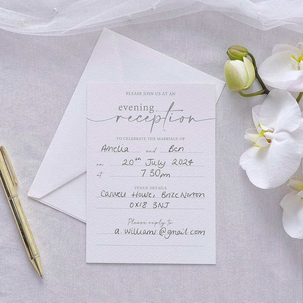 'Mănâncă, bea și fii căsătorit' Șervețele din hârtie albă pentru masa de nuntă 16 pachete