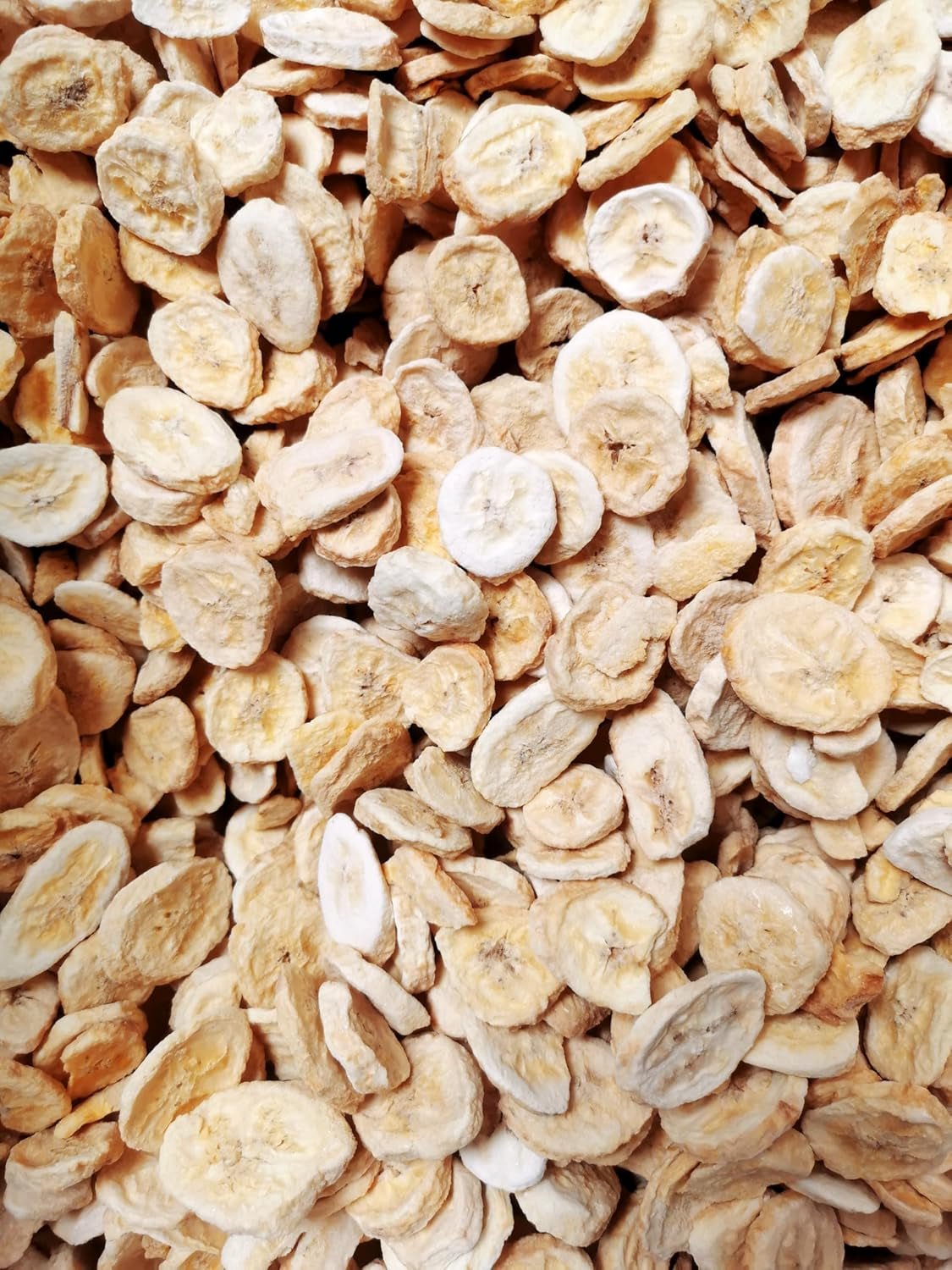 Banane liofilizate 150g felii, Fructe liofilizate fără aditivi Pure - 100% fructe uscate naturale - Banane uscate fructe uscate de la Foozia Produse deshidratate Naty Shop