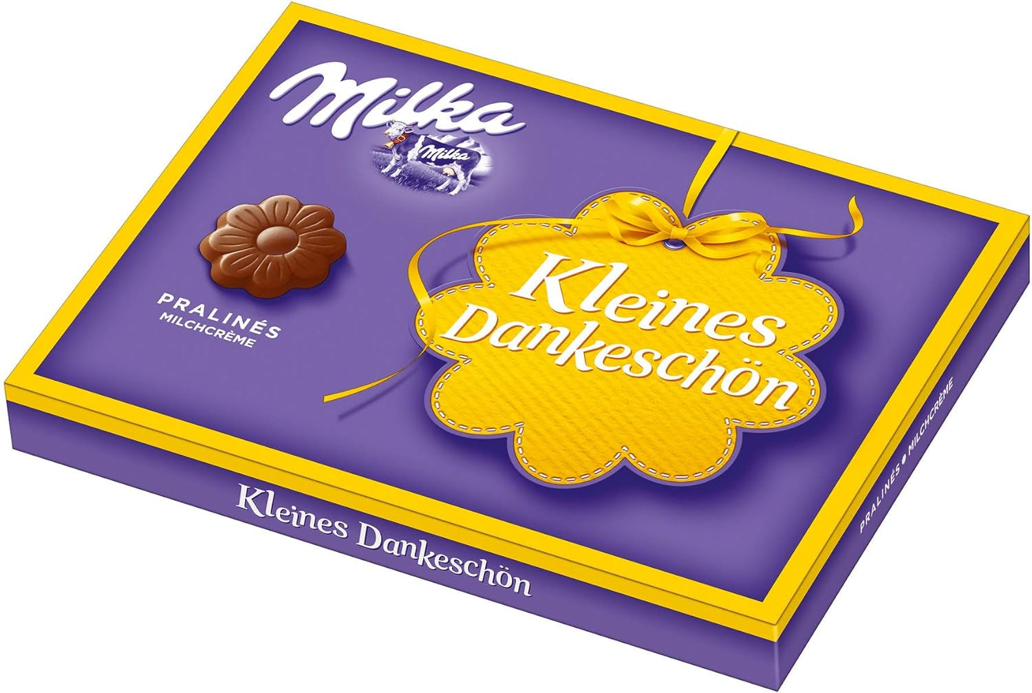 Praline Milka Little Thanks – Alpejska czekolada mleczna z delikatnym nadzieniem mlecznym – 12 x 44g